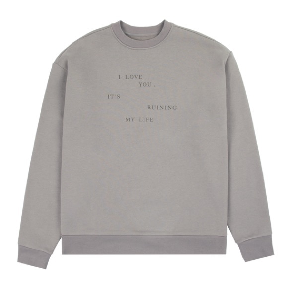 Taylor Swift Tops - Official Taylor Swift TTPD Taupe Crewneck Sweatshirt - Fortnight Lyrics | Medium